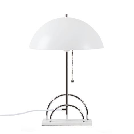 Globen Lighting Sarah Pöytävalaisin Valkoinen-Kromi