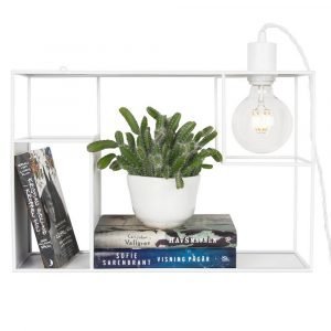 Globen Lighting Shelfie Seinävalaisin Valkoinen