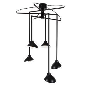 Globen Lighting Shift 5 Riippuvalaisin Musta