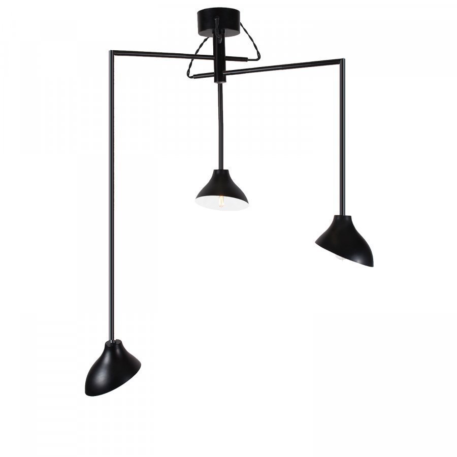 Globen Lighting Shift Riippuvalaisin 3 Musta