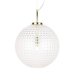 Globen Lighting Spring Riippuvalaisin Xl Kirkas Lasi / Messinki