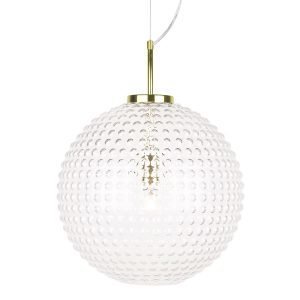 Globen Lighting Spring Riippuvalaisin Xl Kirkas / Messinki Ø40 Cm
