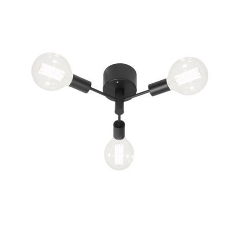 Globen Lighting Supernova Plafondi Musta