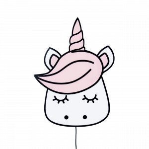 Globen Lighting Unicorn Seinävalaisin Roosa