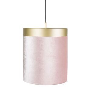 Globen Lighting Velvet Riippuvalaisin Vaaleanpunainen