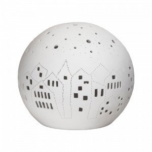 Globen Lighting Village Pöytävalaisin Valkoinen