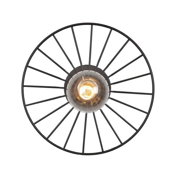 Globen Lighting Wheel Kattovalaisin / Seinävalaisin Mini Musta