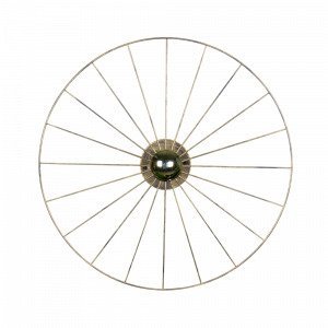 Globen Lighting Wheel Plafondi / Seinävalaisin Messinkiä