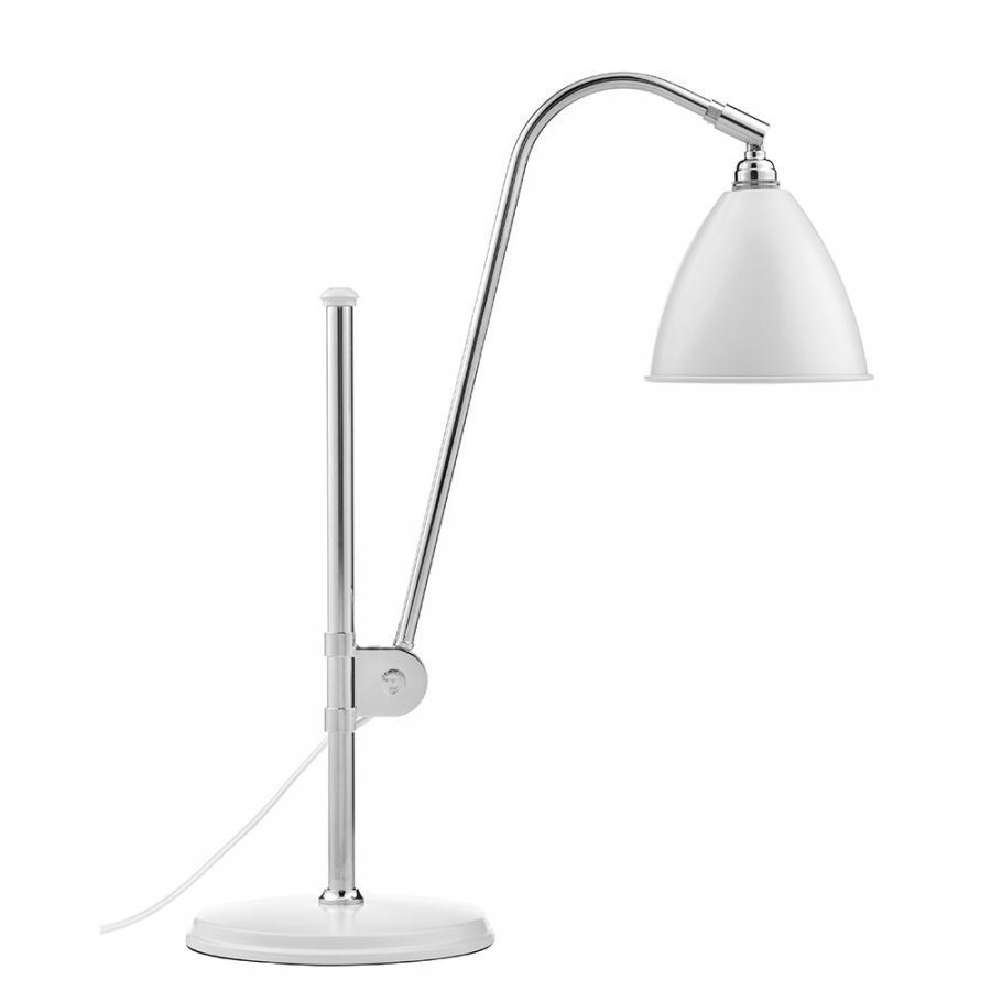 Gubi Bestlite Bl1 Pöytävalaisin Kromi / Valkoinen
