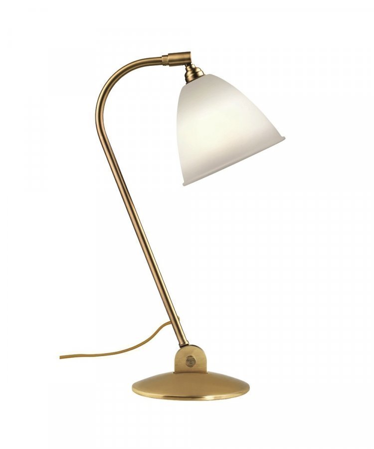 Gubi Bestlite Bl2 Pöytävalaisin Ø16 Messinki / Posliini