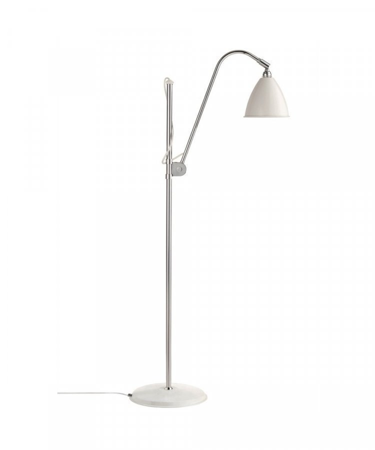 Gubi Bestlite Bl3 Lattiavalaisin Ø16 Kromi / Matta Valkoinen