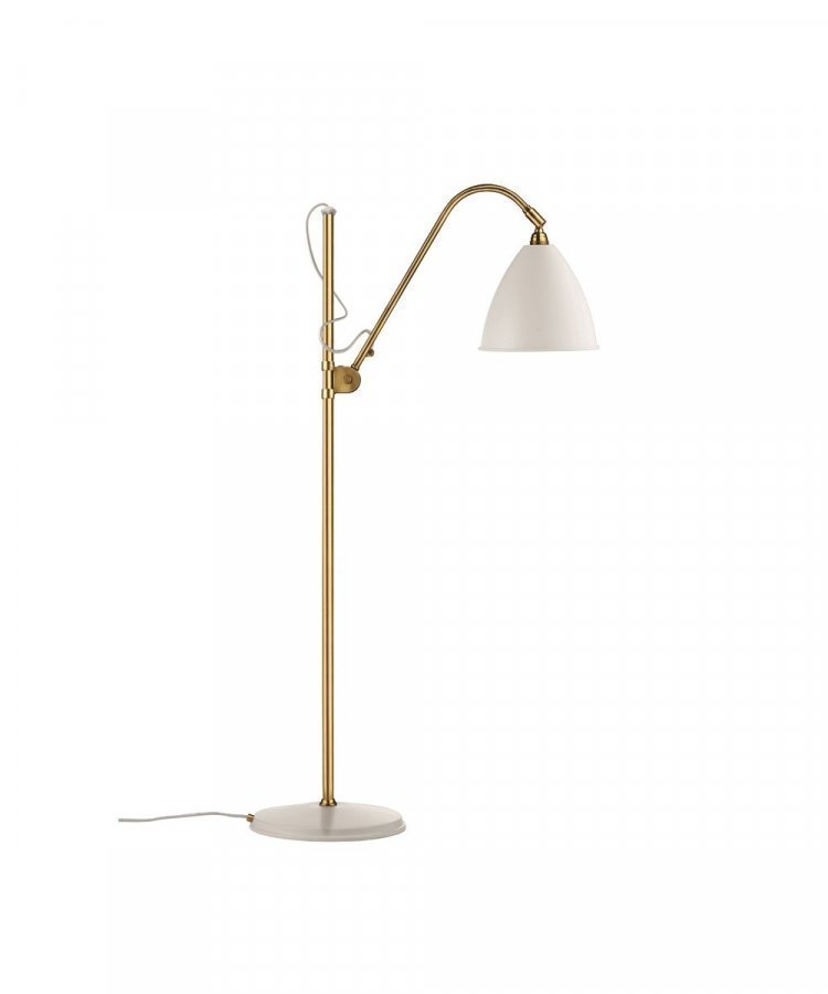 Gubi Bestlite Bl3 Lattiavalaisin Ø21 Messinki / Matta Valkoinen