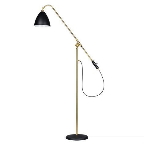 Gubi Bestlite Bl4 Lattiavalaisin Hiilenmusta-Messinki