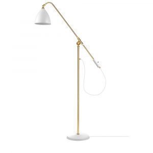 Gubi Bestlite Bl4 Lattiavalaisin Ø21 Messinki / Matta Valkoinen