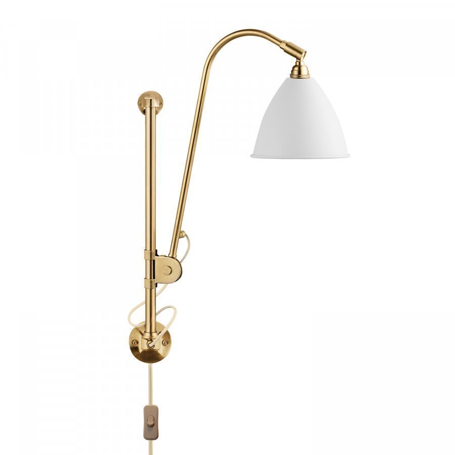 Gubi Bestlite Bl5 Seinävalaisin Messinki / Valkoinen