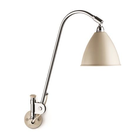 Gubi Bestlite Bl6 Seinävalaisin Kiinteään Asennukseen Luonnonvalkoinen-Kromi