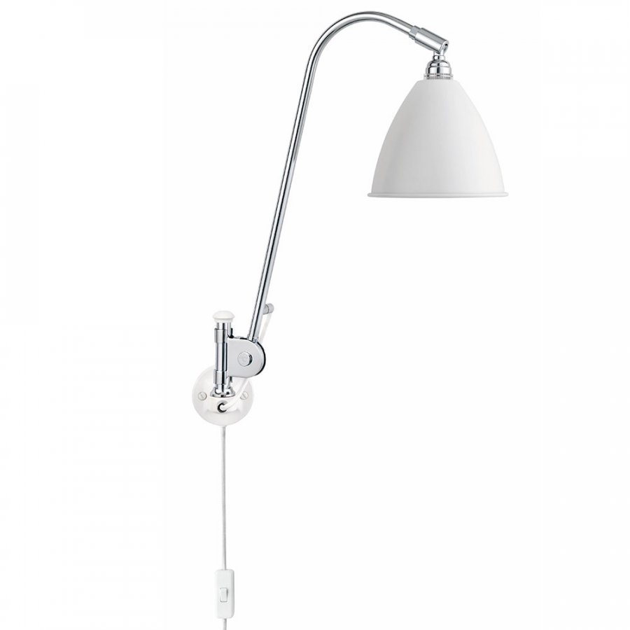 Gubi Bestlite Bl6 Seinävalaisin Kromi / Valkoinen