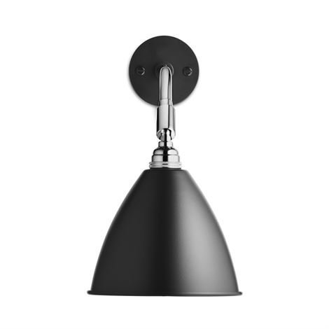 Gubi Bestlite Bl7 Seinävalaisin Kiinteään Asennukseen Musta-Kromi