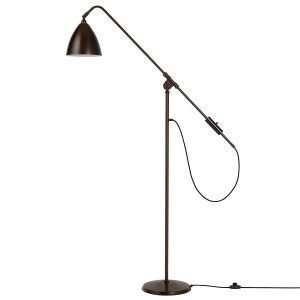 Gubi Bl4 M Lattiavalaisin Black Brass / Black Brass