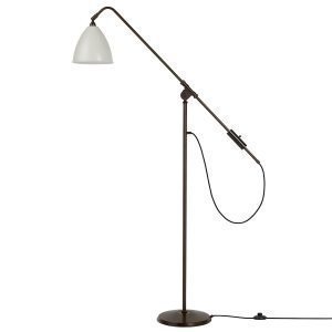 Gubi Bl4 M Lattiavalaisin Black Brass / Classic White