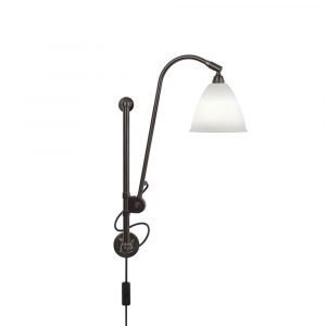 Gubi Bl5 Seinävalaisin Ø16 Musta Messinki / Posliini