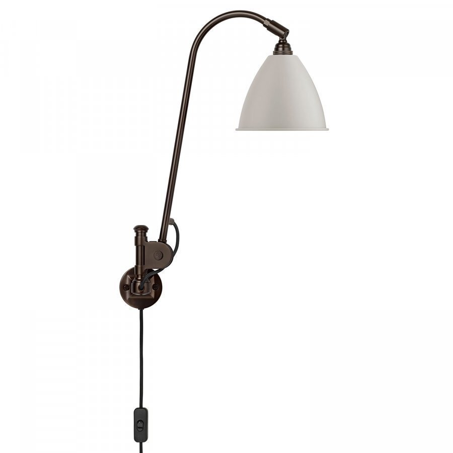 Gubi Bl6 Seinävalaisin Black Brass / Classic White