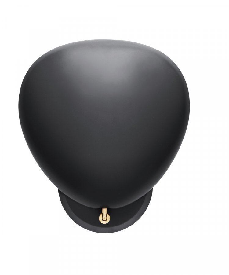 Gubi Cobra Seinävalaisin Hard-Wired Jet-Black