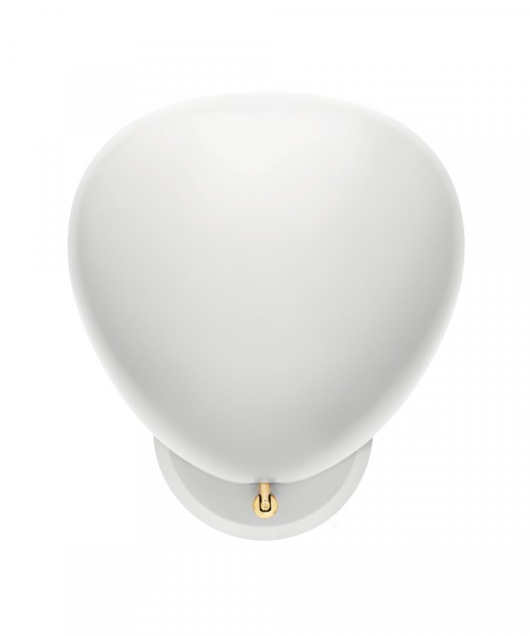 Gubi Cobra Seinävalaisin Hard-Wired Matta Valkoinen