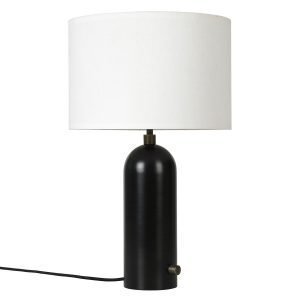 Gubi Gravity Pöytävalaisin Small Musta / Valkoinen