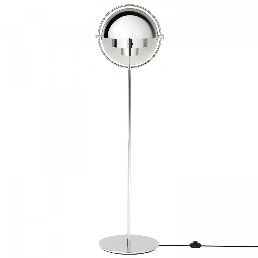 Gubi Multi Lite Lattiavalaisin Chrome / Chrome