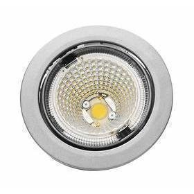 Hella LED-kohdevalaisin Universal Design Spot S100 8W 40° 2900K vaaleanharmaa/valkoinen sisä