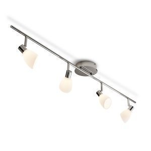 Herstal Cut Four Track Kattovalaisin Kromi / Valkoinen