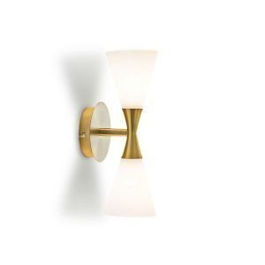 Herstal Harlekin Duo Seinävalaisin Messinki