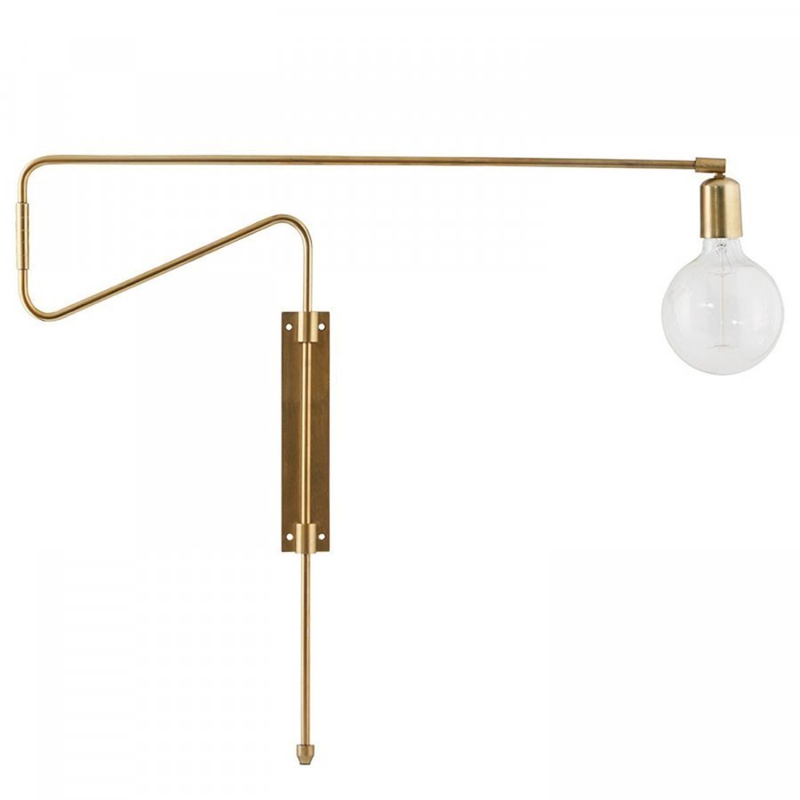 House Doctor Swing Seinävalaisin L Messinki