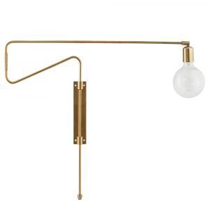 House Doctor Swing Seinävalaisin Messinki 70 Cm