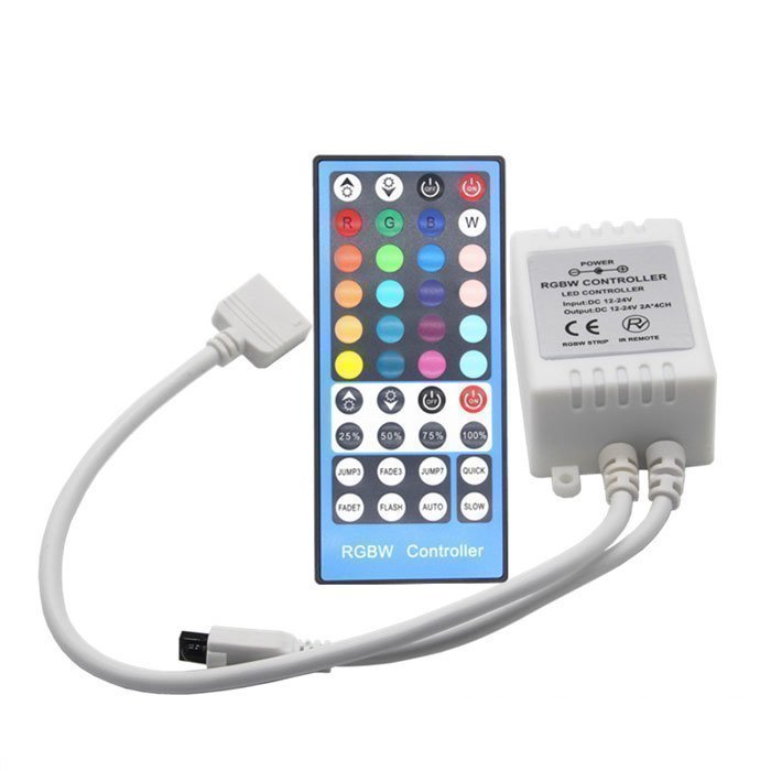 IR Remote Control RGB+White LED Strip