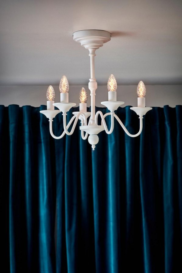 Jotex Adelaide Kattokruunu Valkoinen