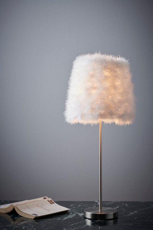 Jotex Fluff Pöytävalaisin Valkoinen