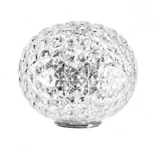Kartell Planet Pöytävalaisin Led Kristalli Ø33 Cm