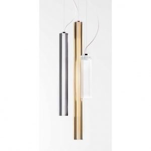 Kartell Rifly Led Lamp Kattovalaisin Chrome 60 Cm