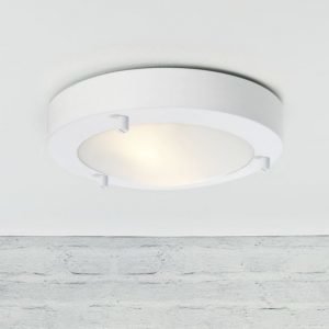 Katto/seinävalaisin Ancona LED IP43/44 Ø 180x50 mm valkoinen