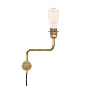 Konsthantverk Edison Seinävalaisin Ylös Messinki