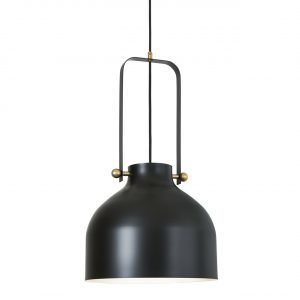 Konsthantverk Kanna Riippuvalaisin Matta Musta / Raakamessinki