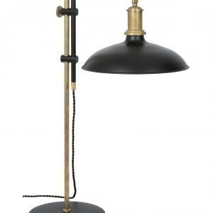 Konsthantverk Kavaljer Pöytävalaisin Matta Musta / Raakamessinki