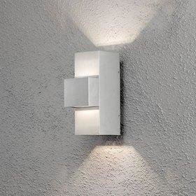 Konstsmide LED-seinävalaisin Imola 7934-310 100x180x260 mm ylös/alas alumiini