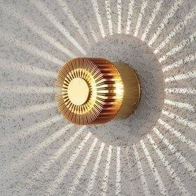 Konstsmide LED-seinävalaisin Monza 7900-800 Ø 90x80 mm messinki