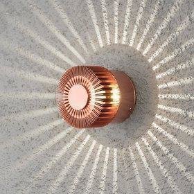 Konstsmide LED-seinävalaisin Monza 7900-900 Ø 90x80 mm kupari