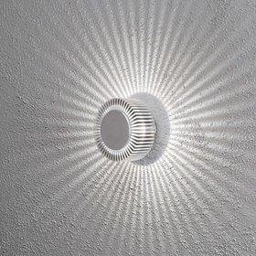Konstsmide LED-seinävalaisin Monza 7932-310 Ø 150x105 mm alumiini