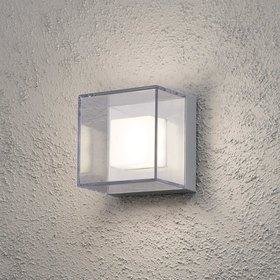 Konstsmide LED-seinävalaisin Sanremo 7924-310 140x110x140 mm alumiini/kirkas