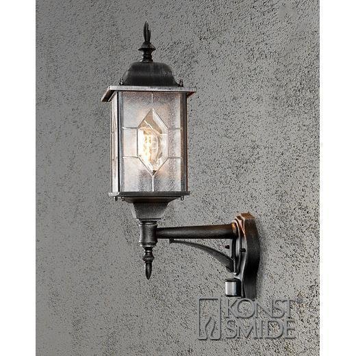 Konstsmide Milano seinävalalaisin PIR-tunnistimella